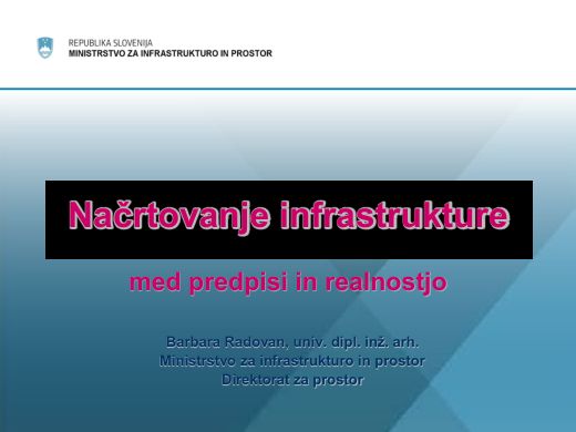 Naslovnica predstavitve: Načrtovanje infrastrukture