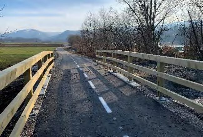 Slika 4: Nov odsek Dravske kolesarske poti v Rušah in Radljah ob Dravi (Uroš Rozman)
