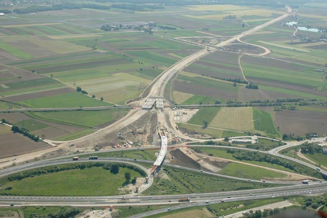 Podravska avtocesta med Slivnico in Gruškovjem