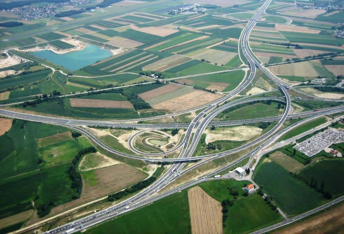 Slika 4: Končna oblika razcepa Slivnica in priključka Letališče